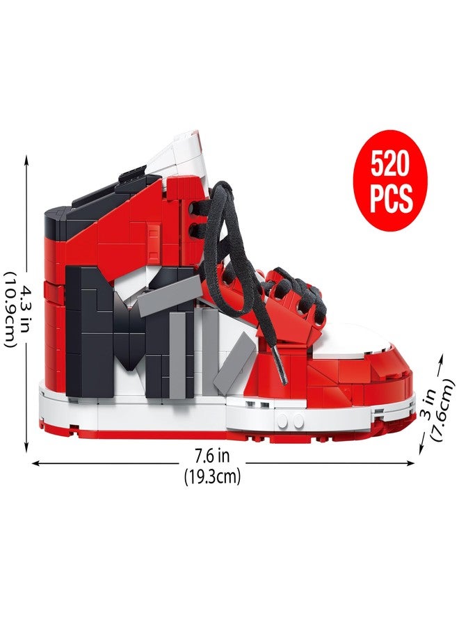 Brickcraft Officially Licensed MTV Icon Sneaker with Shoe Laces in Shoe Box Packaging 561 Pieces Multicolored Brick Building Set - Image 2